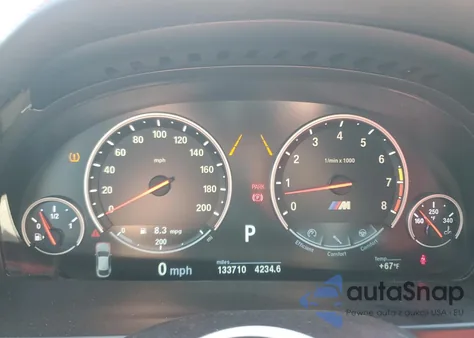 2015 BMW X6 M из США, поврежденный, VIN 5YMKW8C52F0R42872